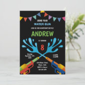 Invitation de la fête d'été modifiable (Debout devant)