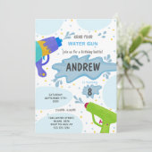 Invitation de la fête d'été modifiable (Debout devant)