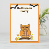 Invitation de la fête d'Halloween (Debout devant)