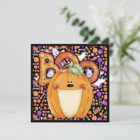 Invitation de la fête d'Halloween (Debout devant)