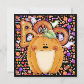 Invitation de la fête d'Halloween (Devant)