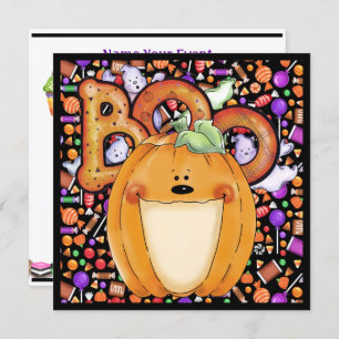 Invitation de la fête d'Halloween