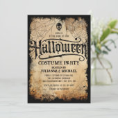 Invitation de la fête d'Halloween (Debout devant)