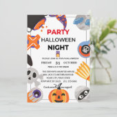 Invitation de la fête d'Halloween (Debout devant)