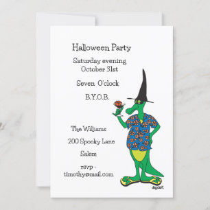 Invitation de la fête d'Halloween