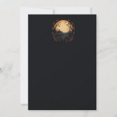 Invitation de la fête d'Halloween (Dos)