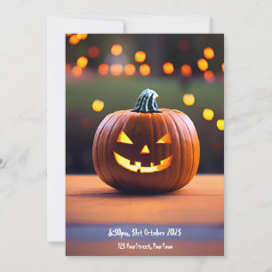 Invitation de la fête d'Halloween
