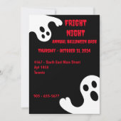 Invitation de la fête d'Halloween (Devant)