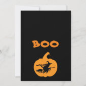 Invitation de la fête d'Halloween (Dos)
