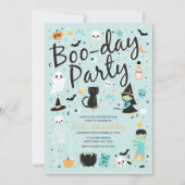 Invitation de la fête d'Halloween (Devant)