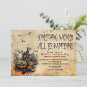 Invitation de la fête d'Halloween (Debout devant)