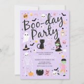 Invitation de la fête d'Halloween (Devant)