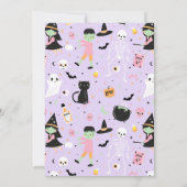 Invitation de la fête d'Halloween (Dos)