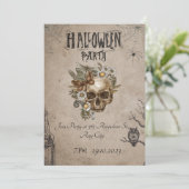 Invitation de la fête d'Halloween (Debout devant)