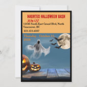 Invitation de la fête d'Halloween (Devant)