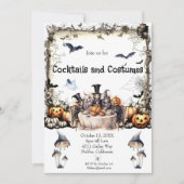 Invitation de la fête d'Halloween (Devant)