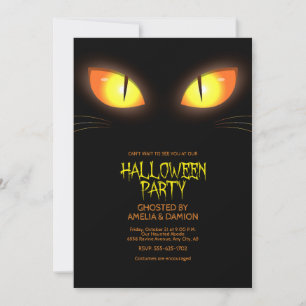 Invitation de la fête d'Halloween
