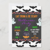 Invitation de la fête d'Halloween (Devant)