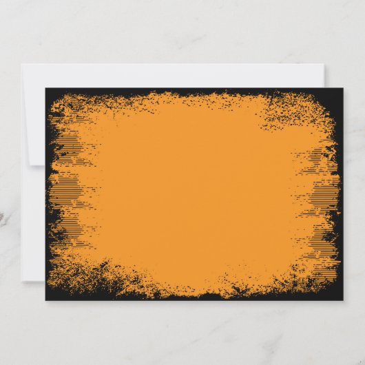 Invitation de la fête d'Halloween (Dos)