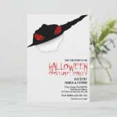 Invitation de la fête d'Halloween (Debout devant)