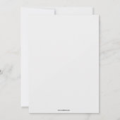 Invitation de la fête d'Halloween (Dos)