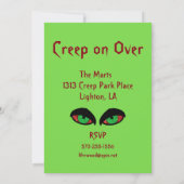 Invitation de la fête d'Halloween (Dos)