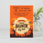 Invitation de la fête d'Halloween (Debout devant)