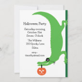 Invitation de la fête d'Halloween (Devant)