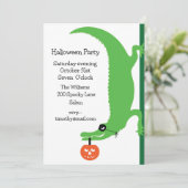 Invitation de la fête d'Halloween (Debout devant)