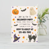Invitation de la fête d'Halloween (Debout devant)