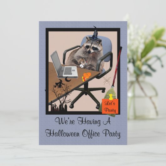 Invitation de la fête d'Halloween (Debout devant)