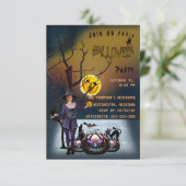 Invitation de la fête d'Halloween (Debout devant)