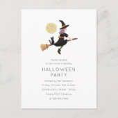 Invitation de la fête d'Halloween (Devant)