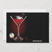 Invitation de la fête d'Halloween (Dos)