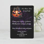 Invitation de la fête d'Halloween (Debout devant)