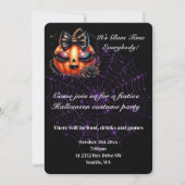 Invitation de la fête d'Halloween (Devant)