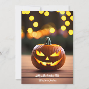 Invitation de la fête d'Halloween