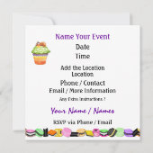 Invitation de la fête d'Halloween (Dos)