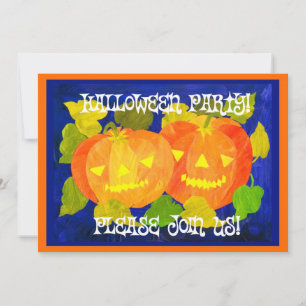 Invitation de la fête d'Halloween