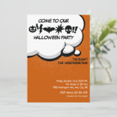Invitation de la fête d'Halloween (Debout devant)