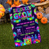 Invitation de la fête d'Halloween