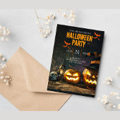 Invitation de la fête d'Halloween