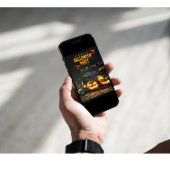 Invitation de la fête d'Halloween