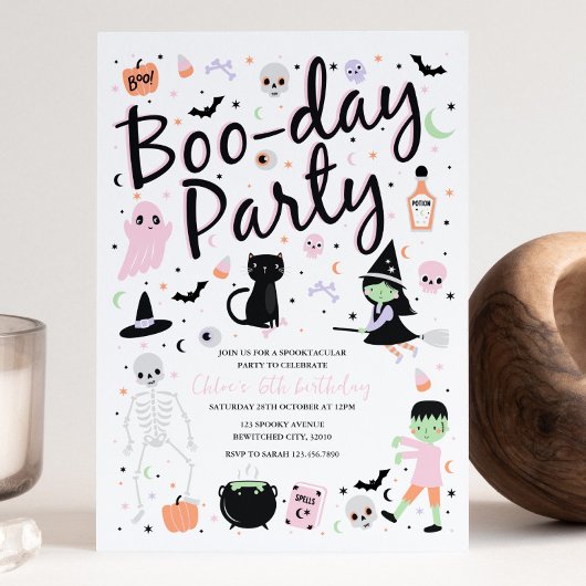 Invitation de la fête d'Halloween