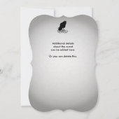 Invitation de la fête d'Halloween (Dos)