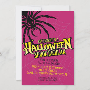 Invitation de la fête d'Halloween