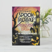 Invitation de la fête d'Halloween (Debout devant)