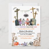 Invitation de la fête d'Halloween (Devant)
