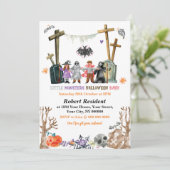 Invitation de la fête d'Halloween (Debout devant)