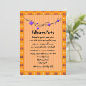 Invitation de la fête d'Halloween (Debout devant)